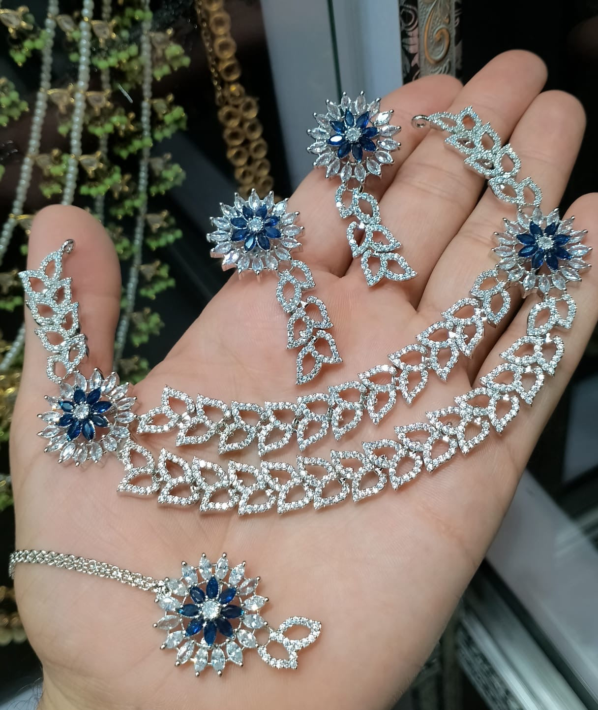 *Zircon sets with Bindiya*