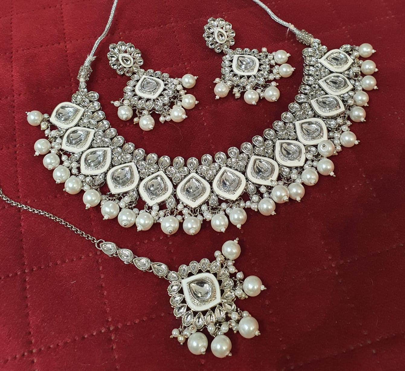 Kundan necklace set