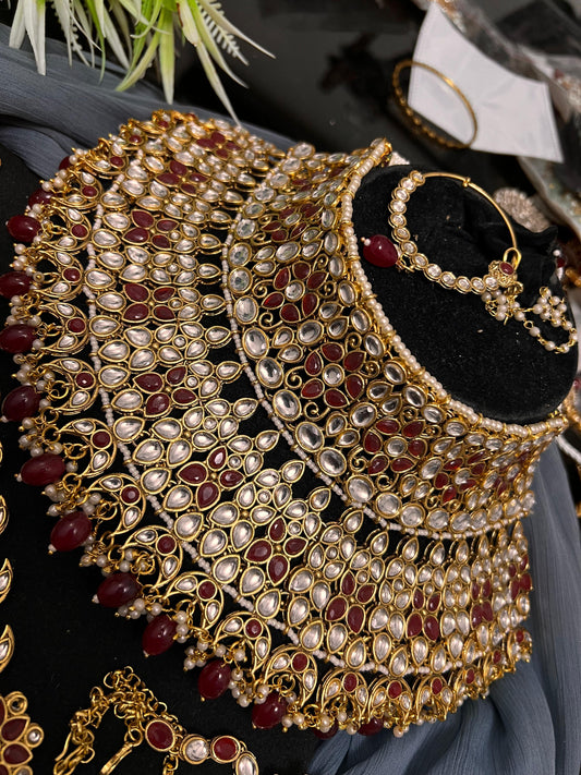 Bridal set Mala necklace