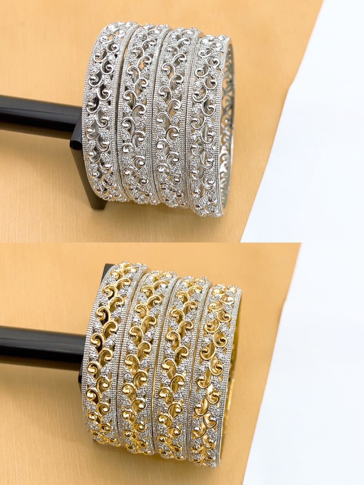 One Carat Bangles price for Four