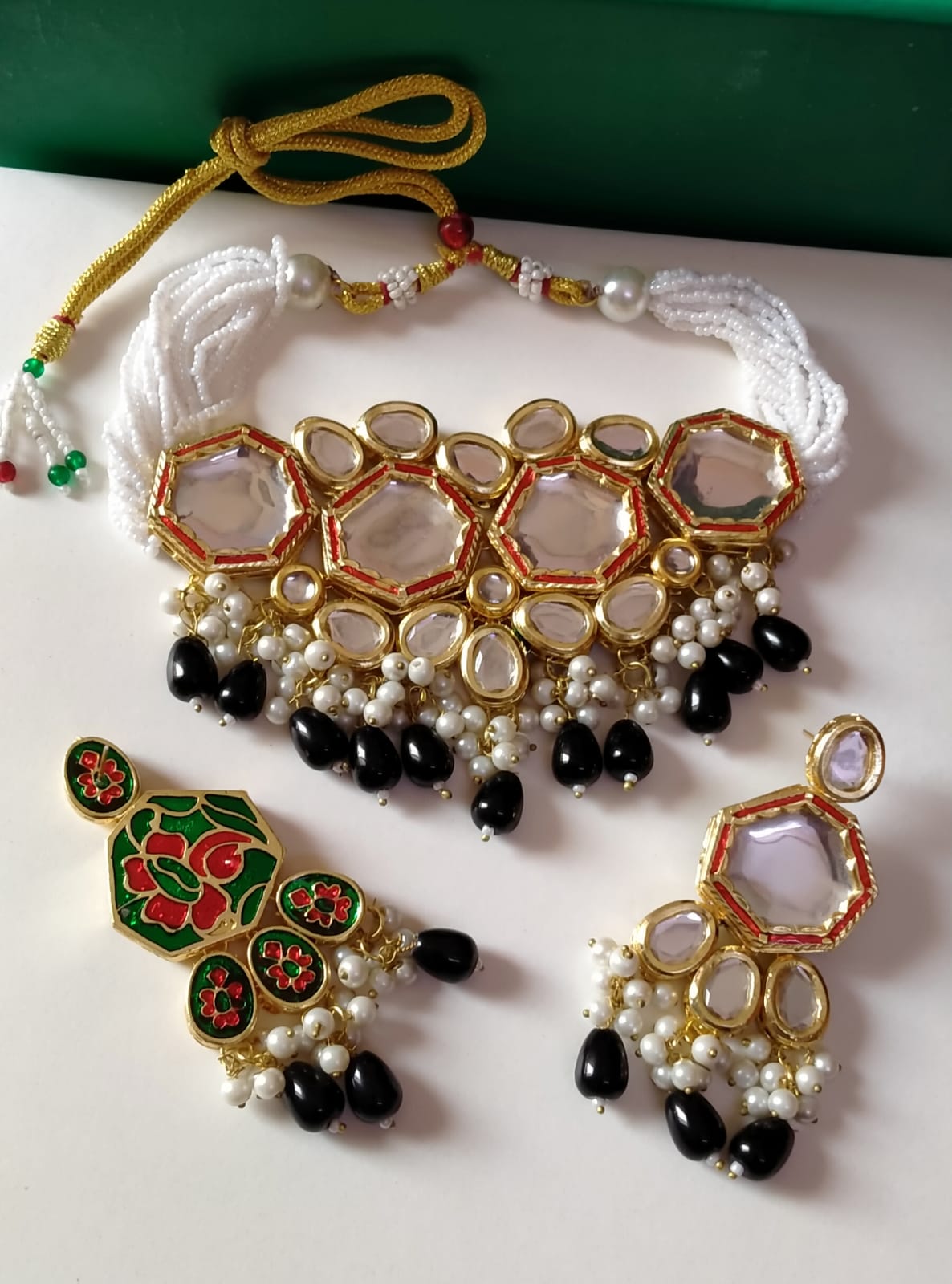 *Kundan Choker Sets with Back Meenakari*