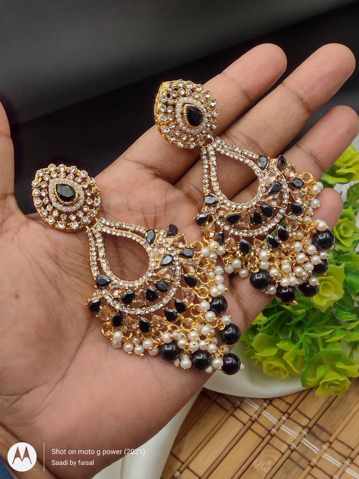 *Stylish Indian Zircon Earrings*