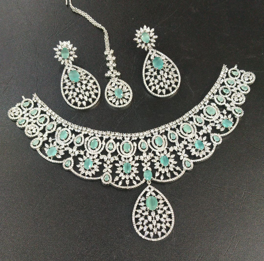 Mint green bridal set