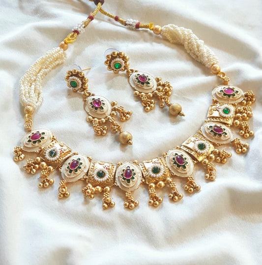 Rajwari necklace set
