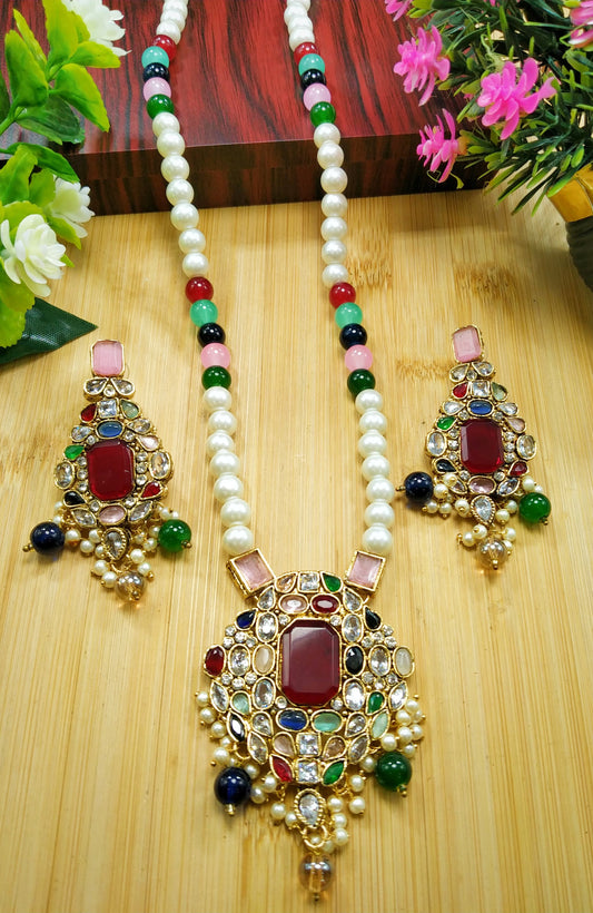 *Long Pendant Mala Set*