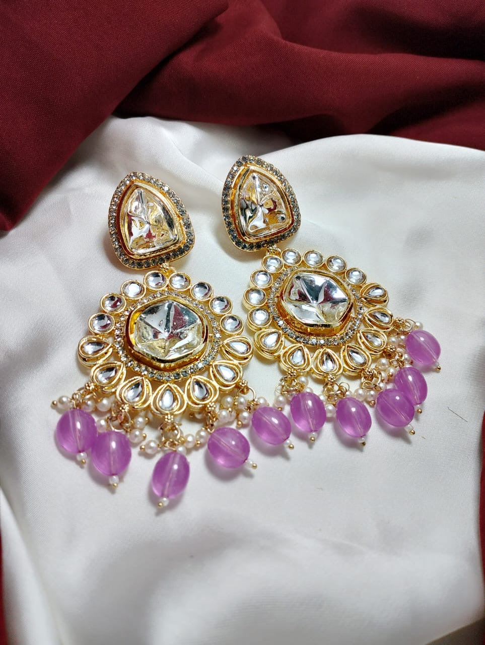 Kundan earrings