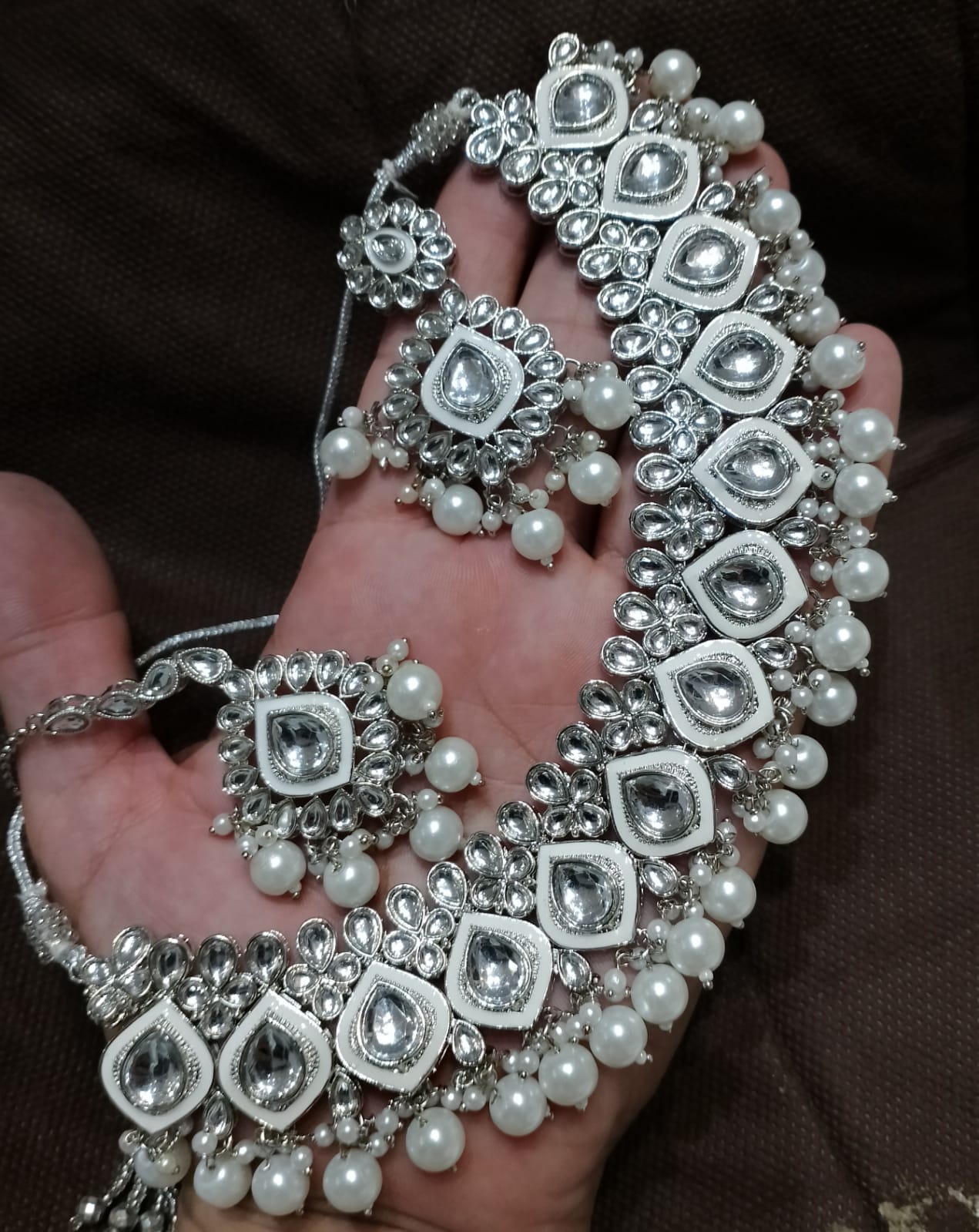 Kundan necklace set