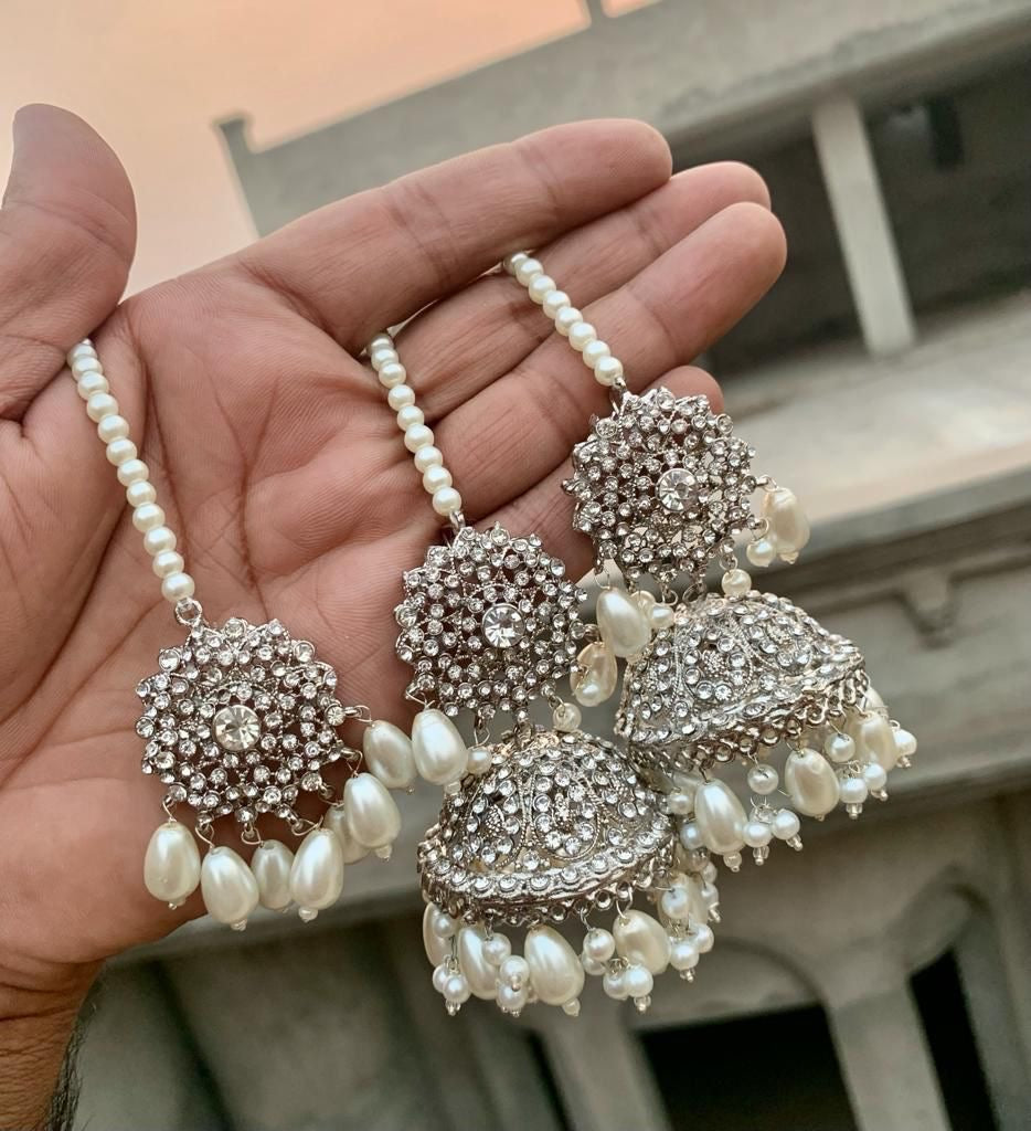 *Jhumkas Tikka Set*