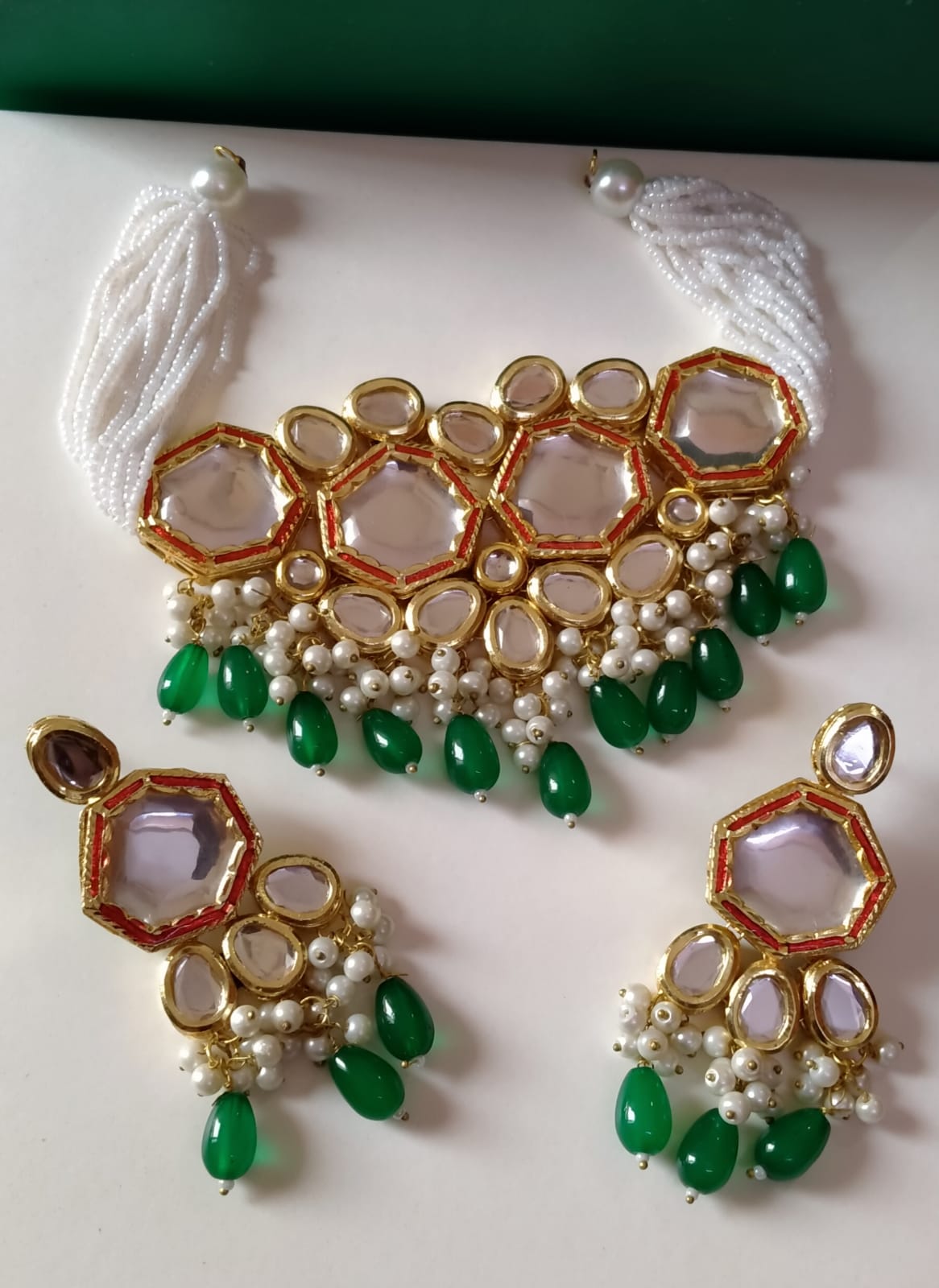 *Kundan Choker Sets with Back Meenakari*