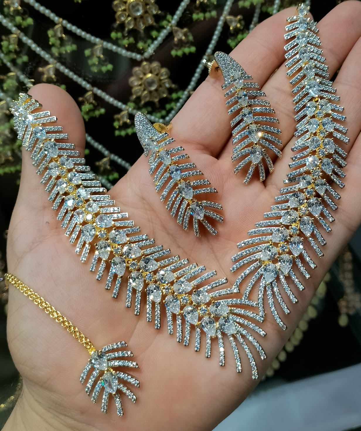 Zircon sets with Bindiya
