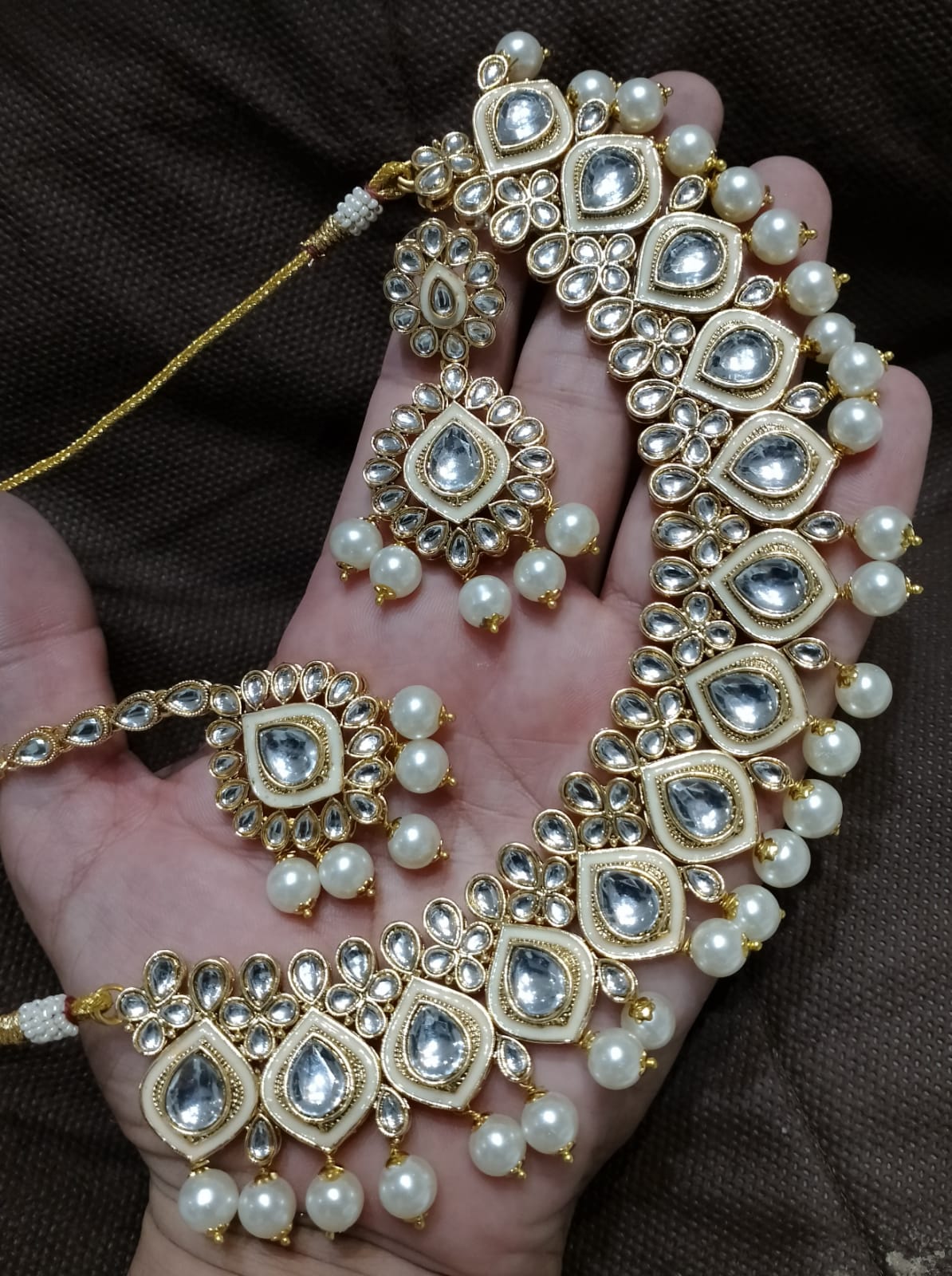 Kundan necklace set