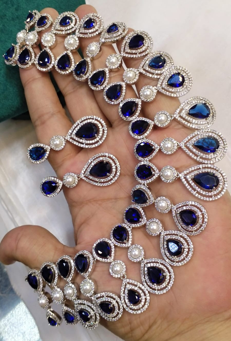 *Silverplated American Zircon Sets*
