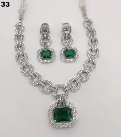 *American Zircon Diamond Necklace Sets*