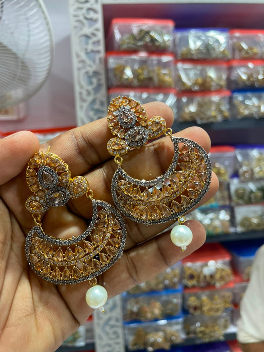 Most beautiful New Designer zerkon Earings