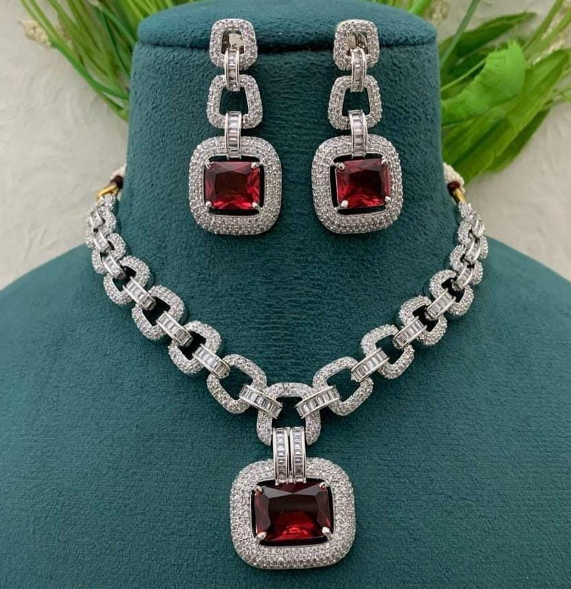*American Zircon Diamond Necklace Sets*