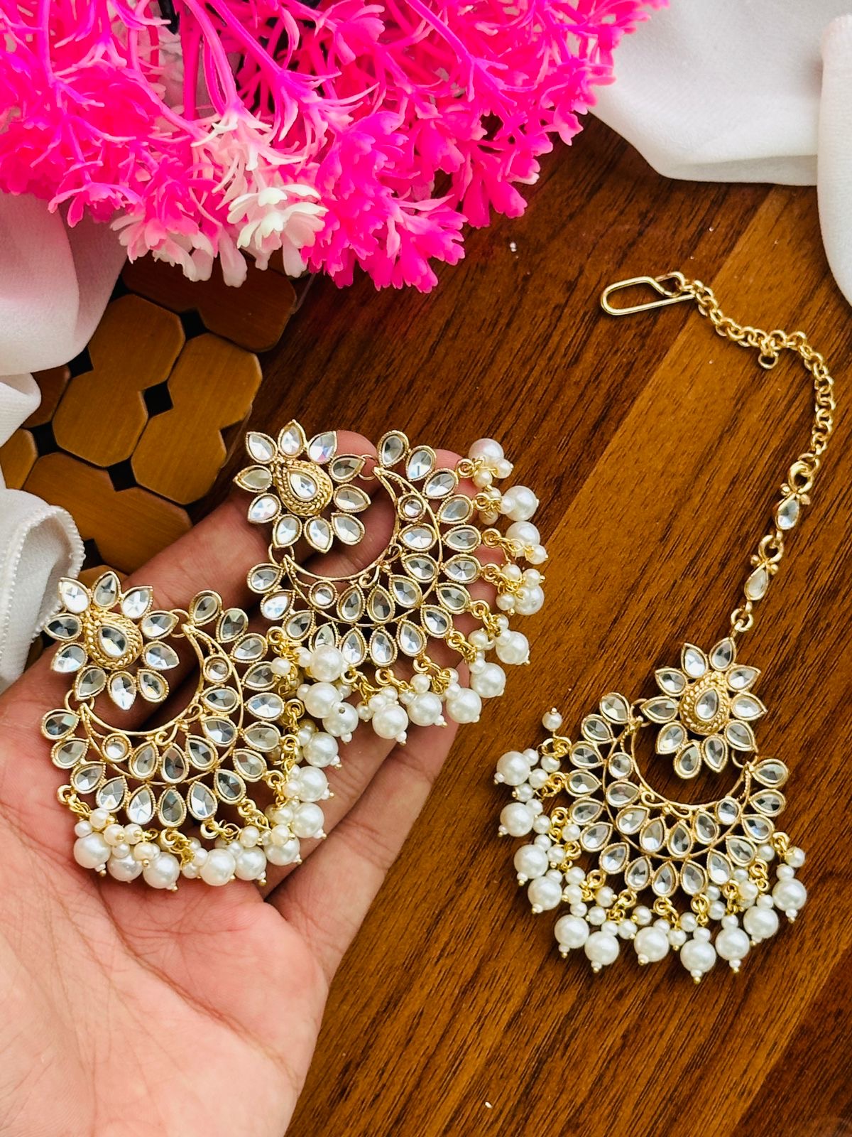 Earrings tikka set – Noor's Jewellery Collections