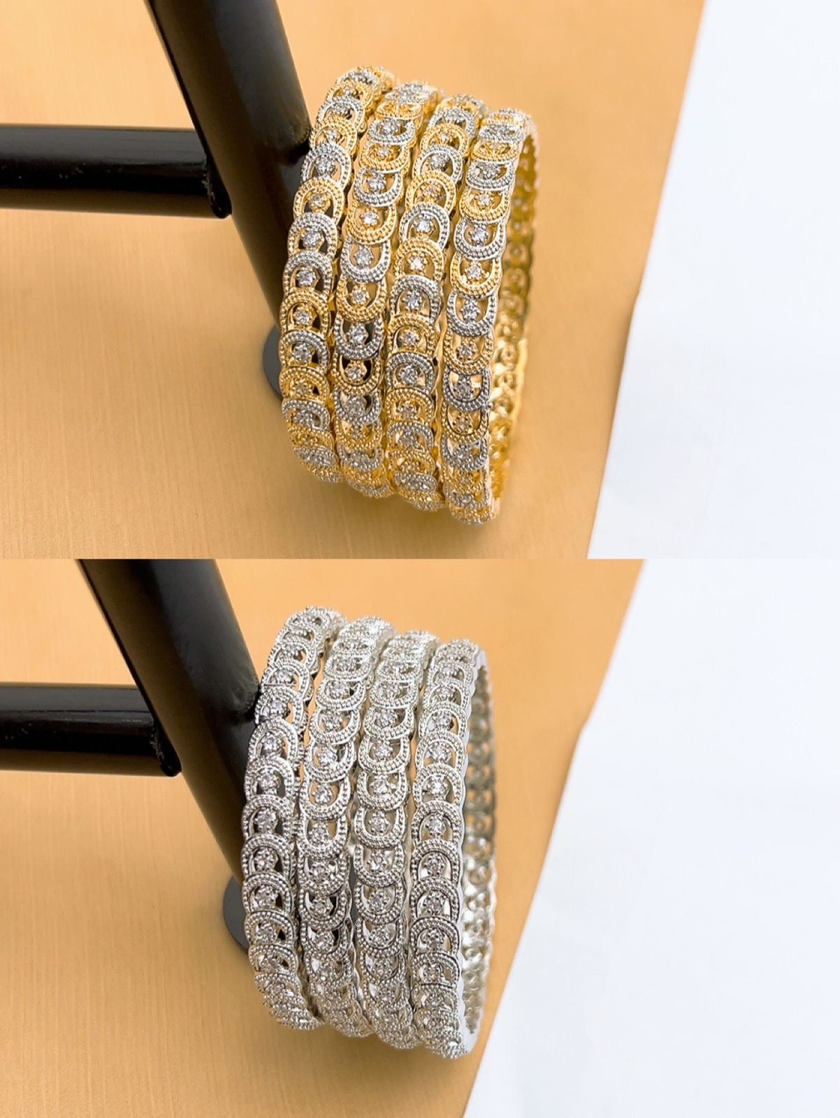 One Carat Bangles price for Four