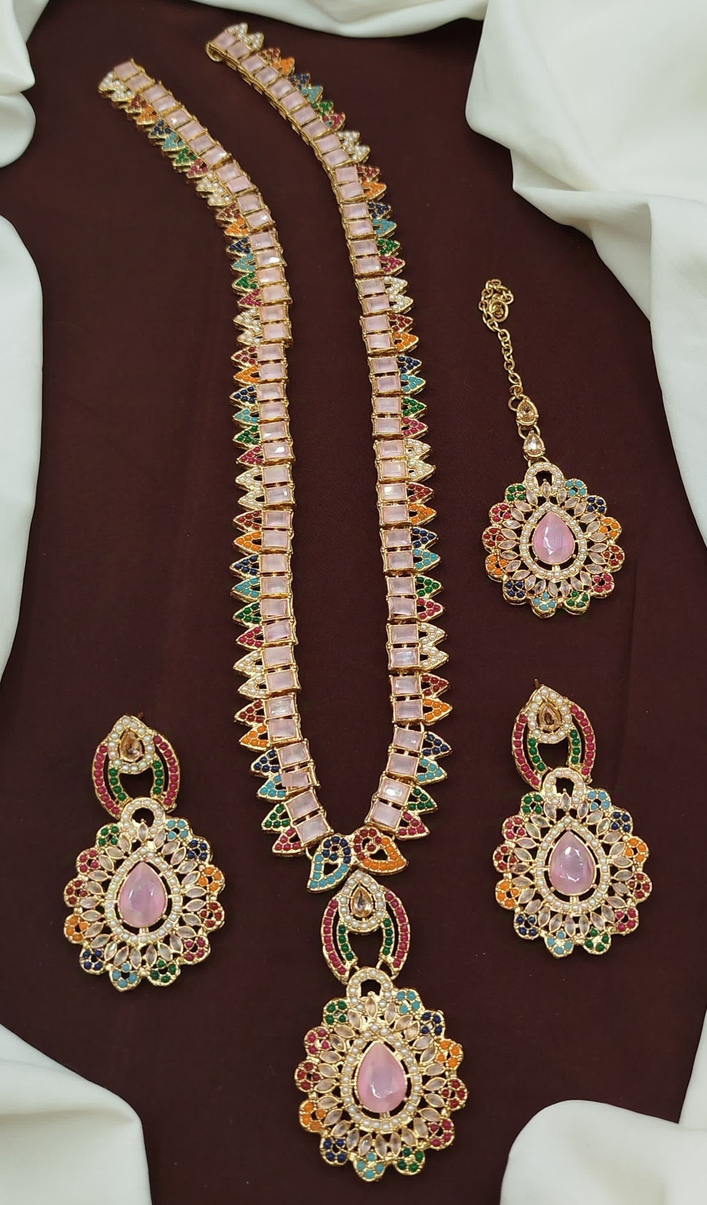 Long Mala set with tikka