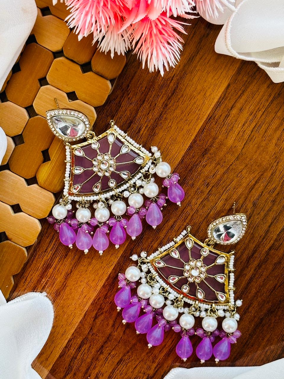 Doublet Indian earrings