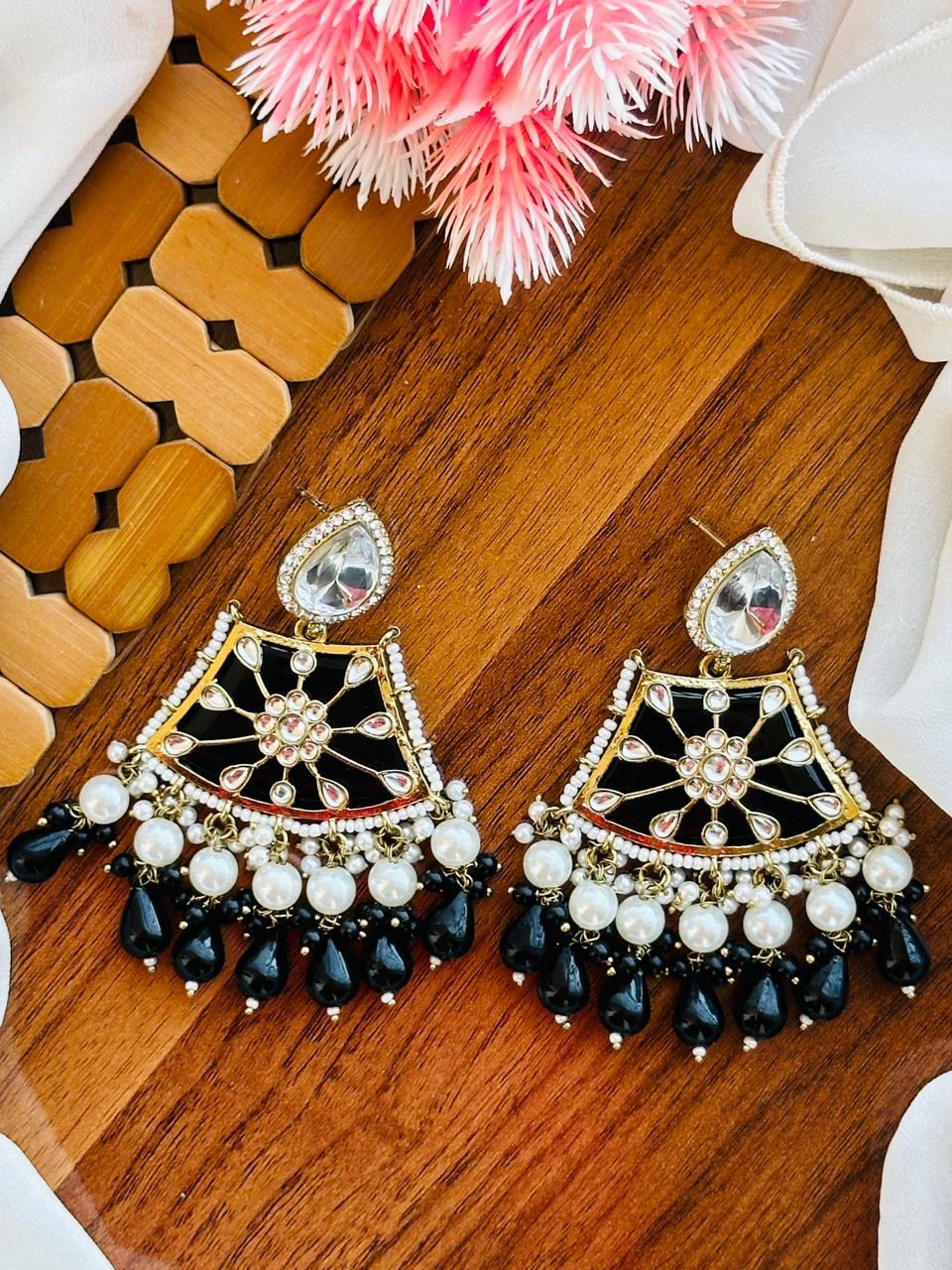 Doublet Indian earrings