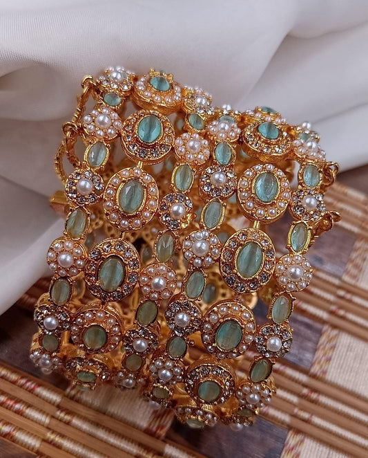 *Stones Studded Kara’s/Bangles*