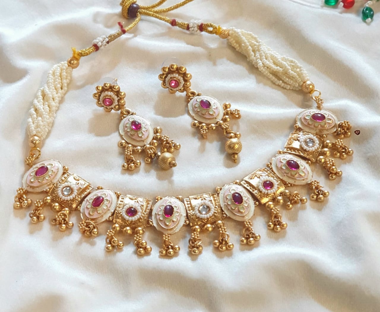 Rajwari necklace set
