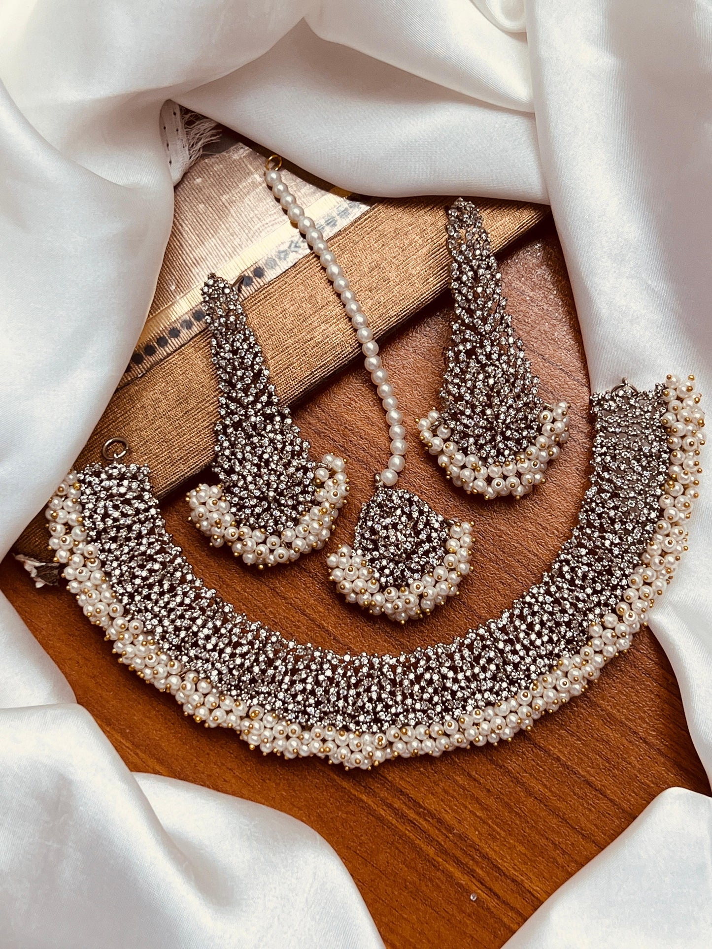 *Elegant partywear set necklace set*