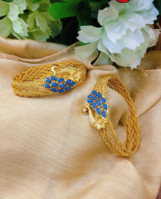 *Stylish Peacock Style Openable Bangles *Pair*