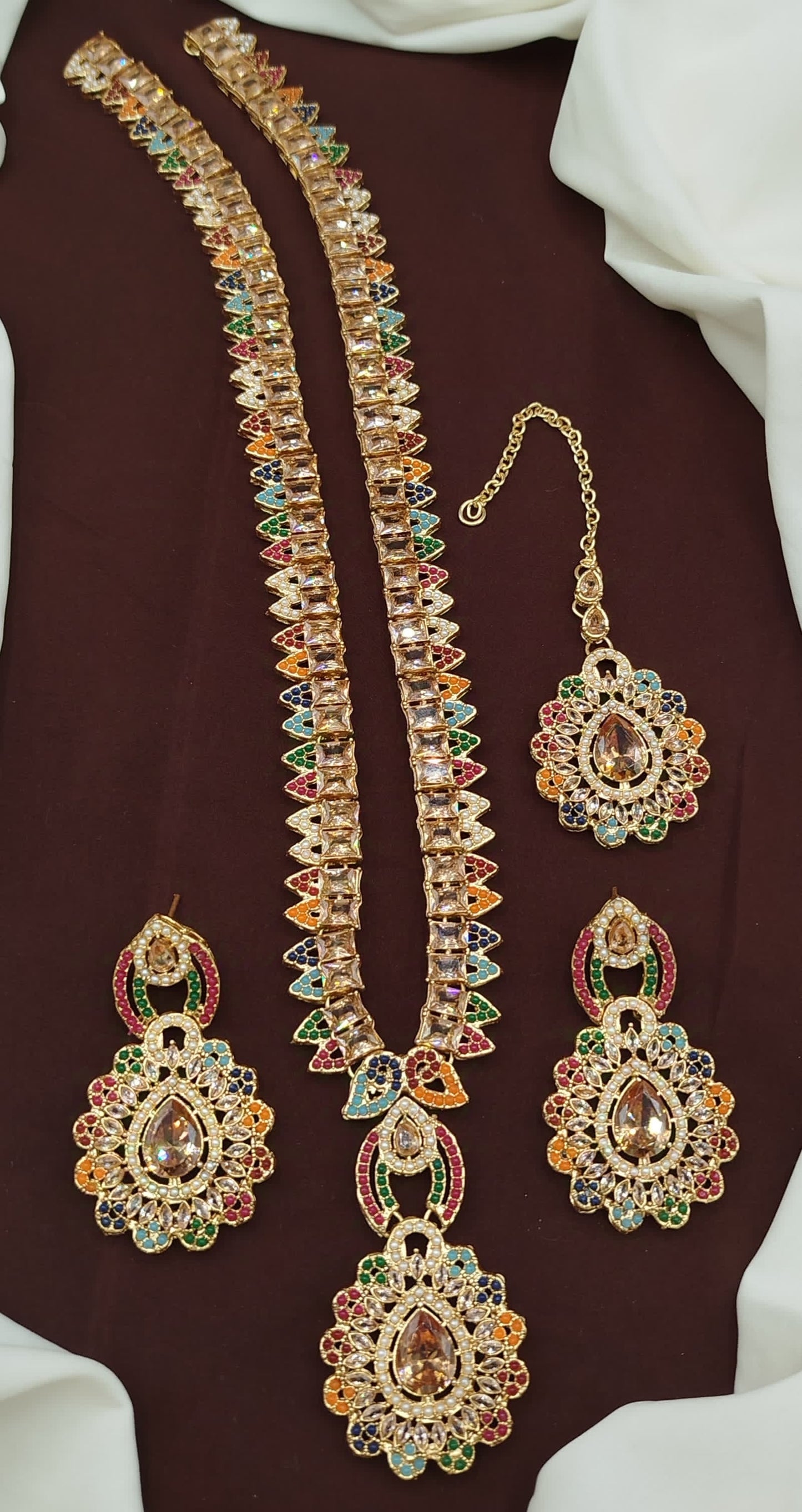 Long Mala set with tikka