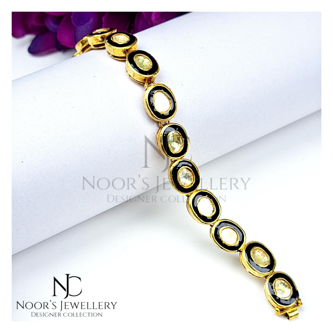 Diamond POLKI Bracelet