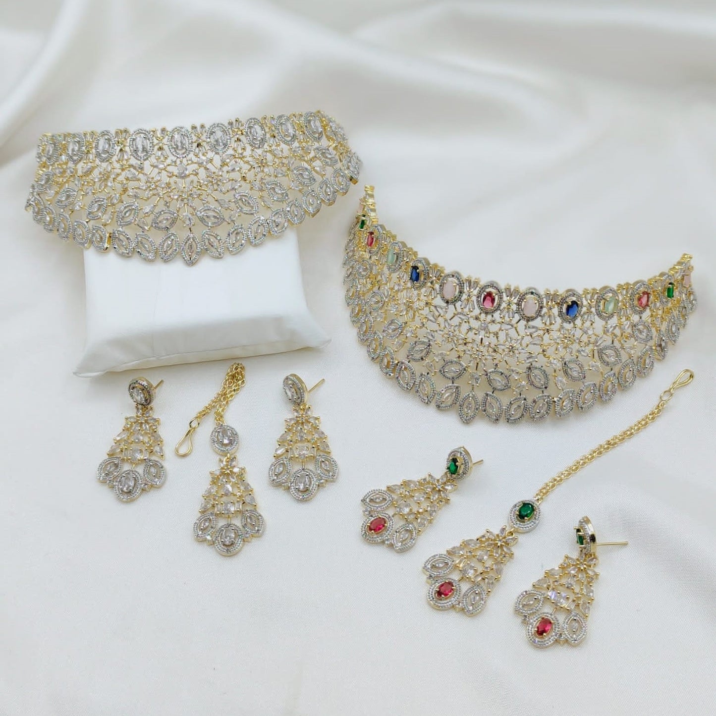 Silver Bridal Sets