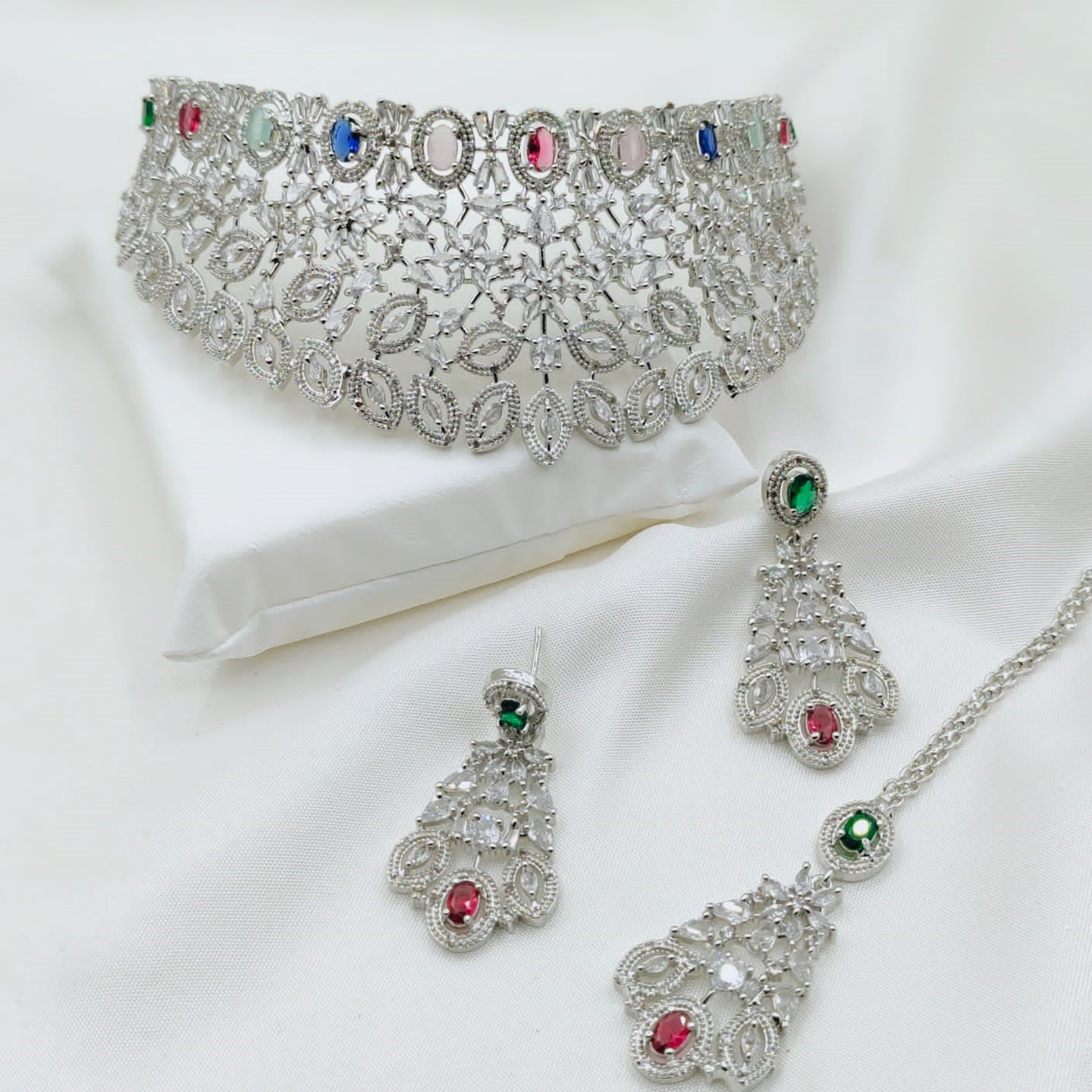 Silver Bridal Sets