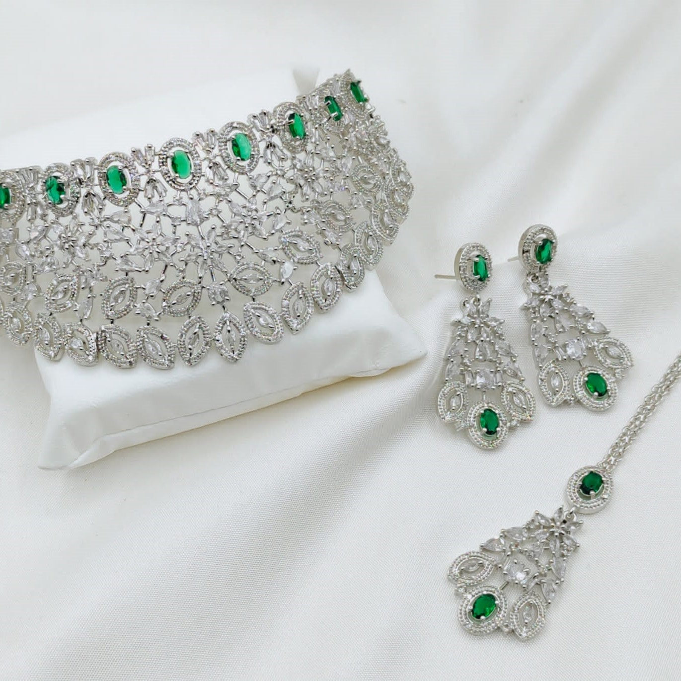Silver Bridal Sets