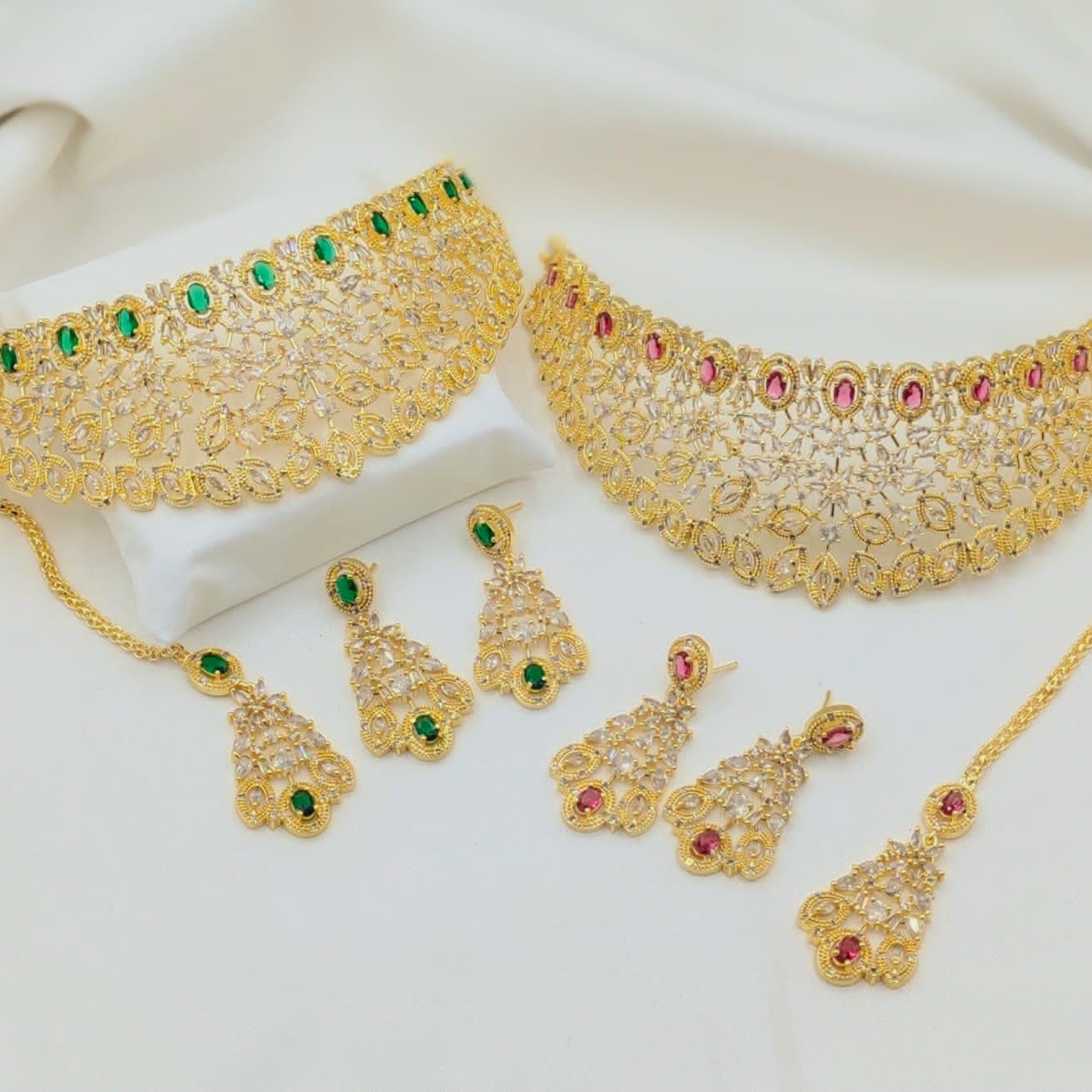 Silver Bridal Sets