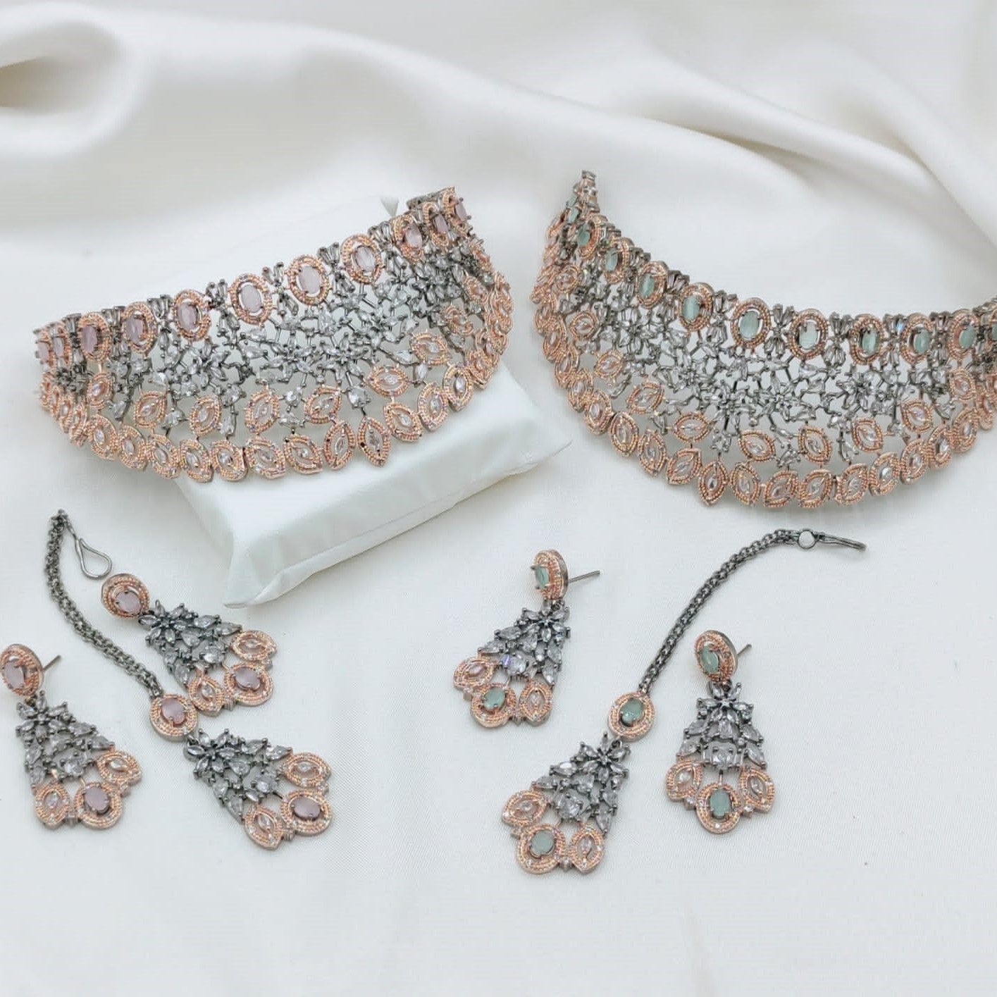 Silver Bridal Sets