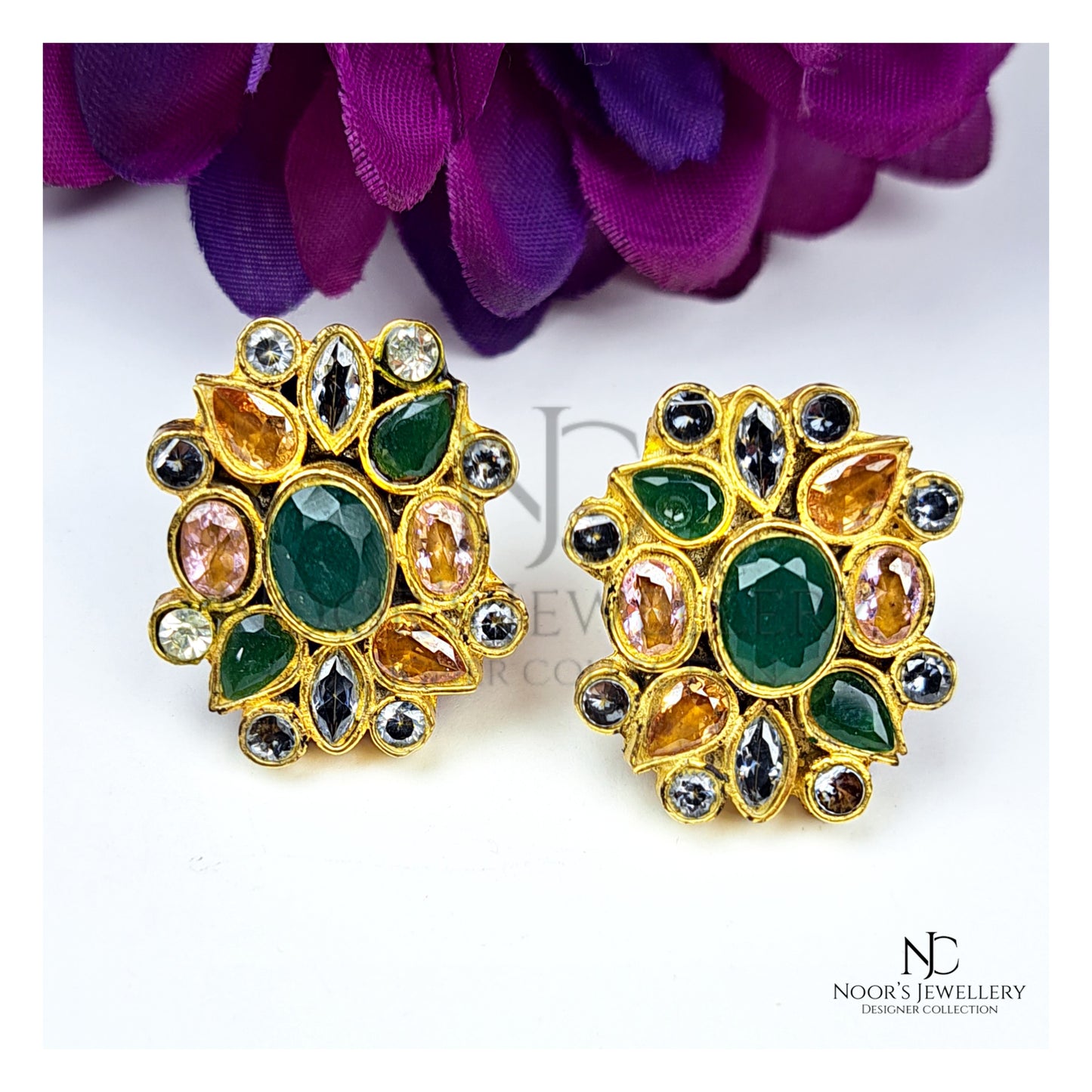 kundan Goldplated Earrings