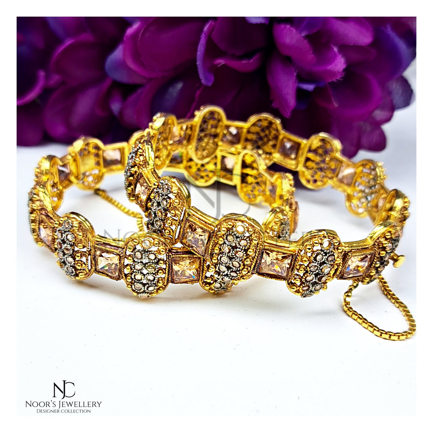Champange Bridal Bangles