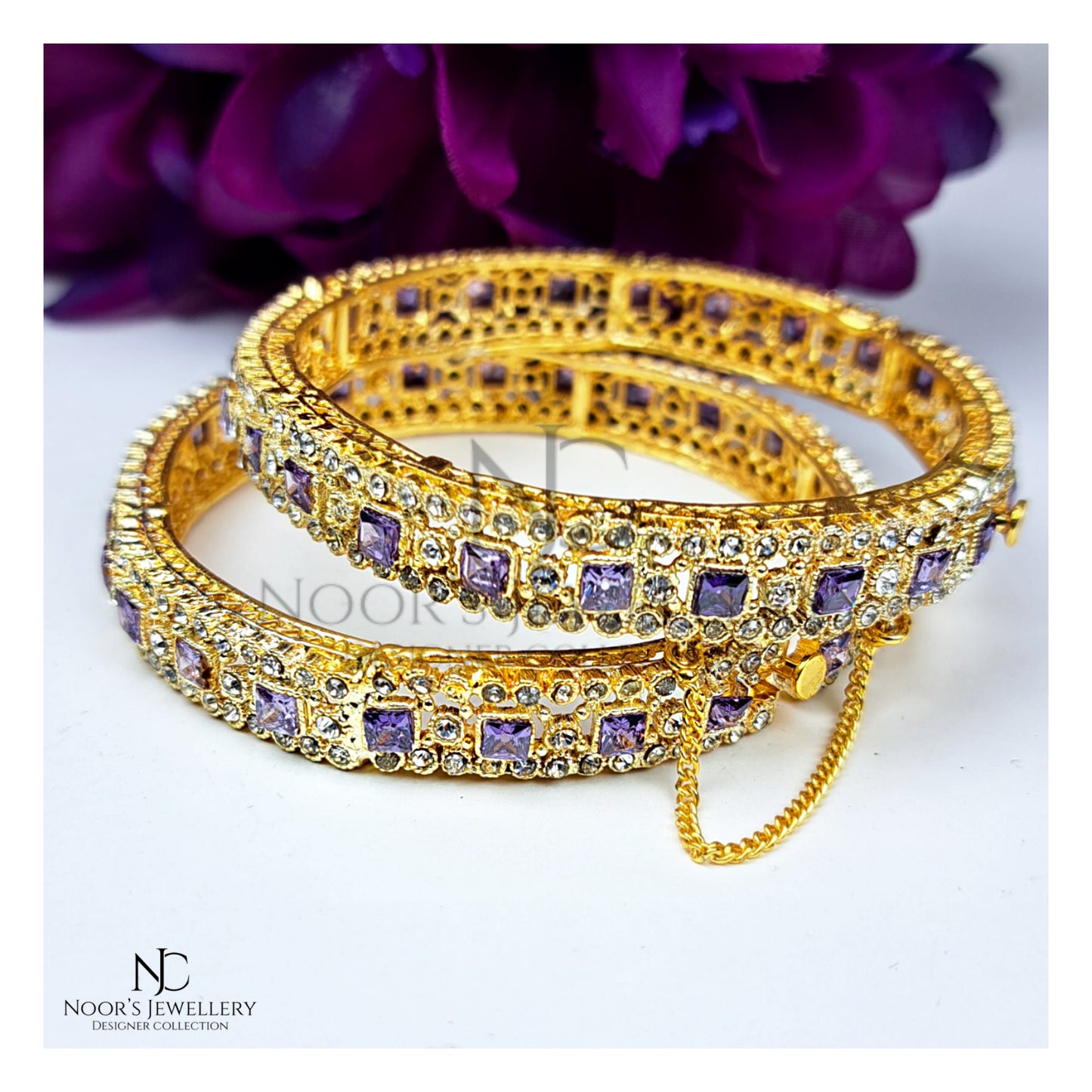 Amethyst Bangles