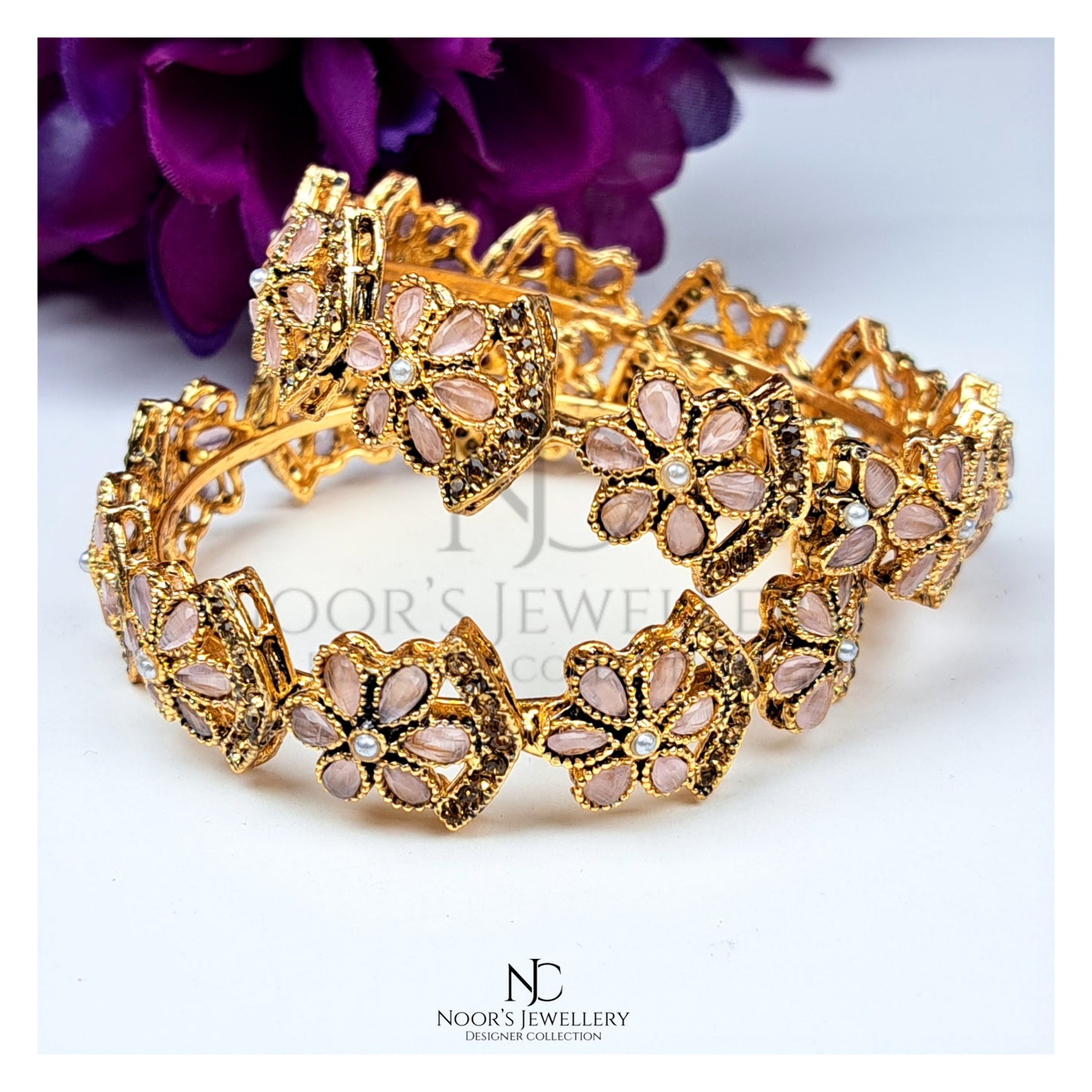Statement Nude Bangles