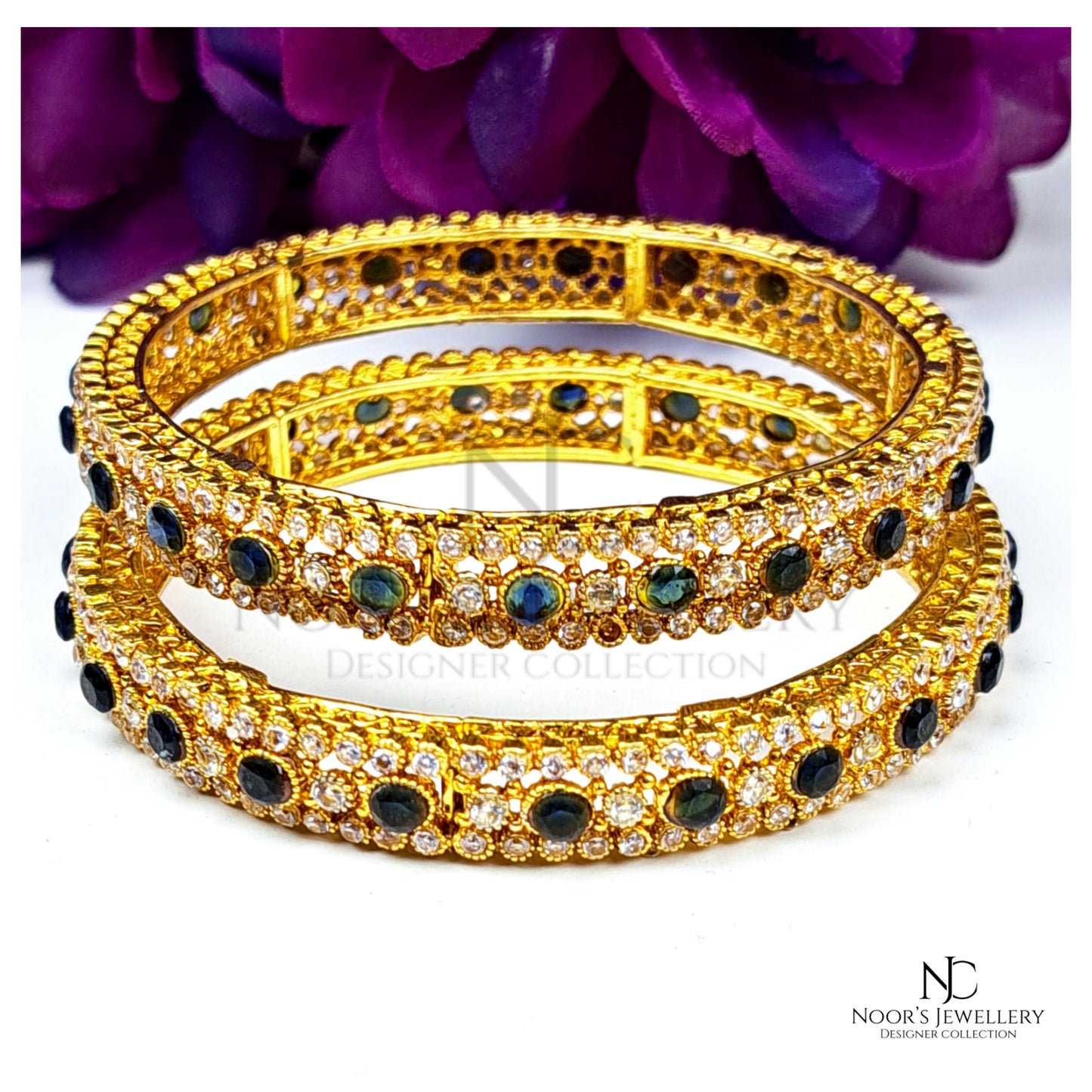 Navy Blue Bangles