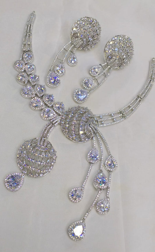 Zircon necklace set