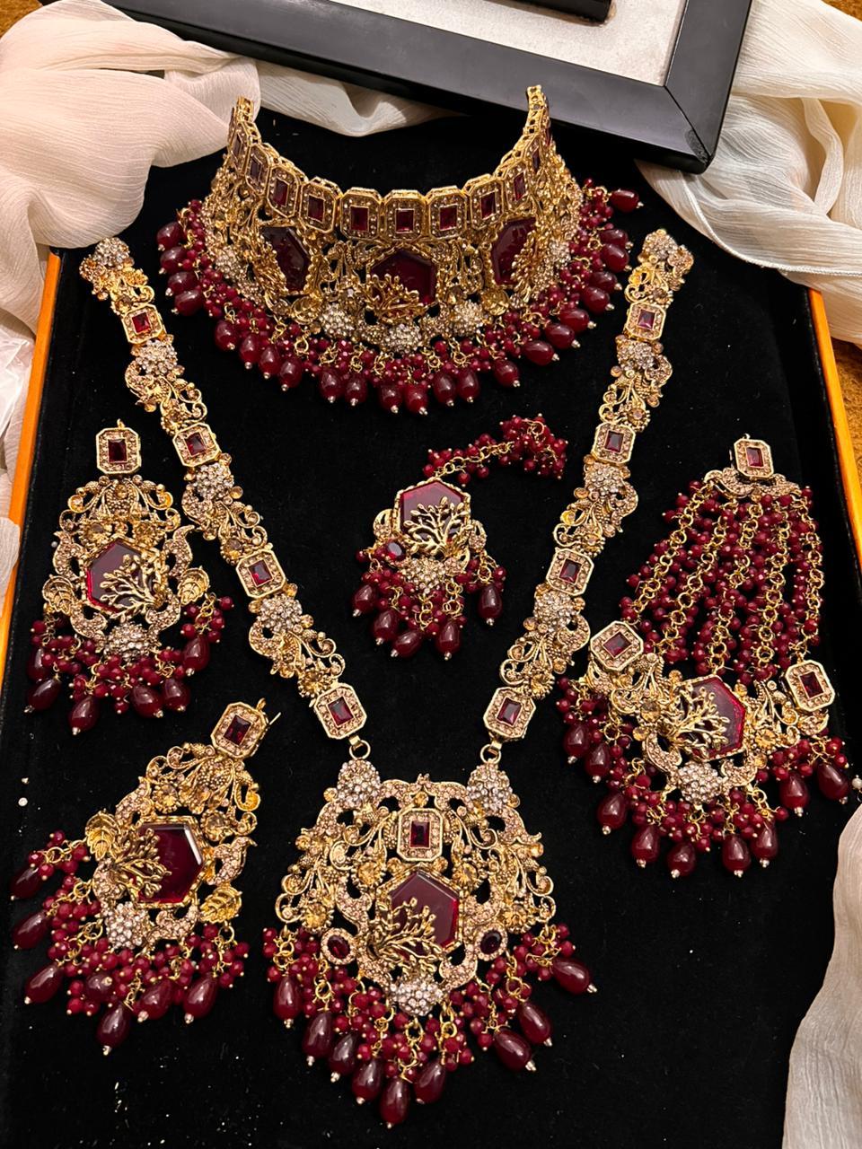 Bridal sets with mala