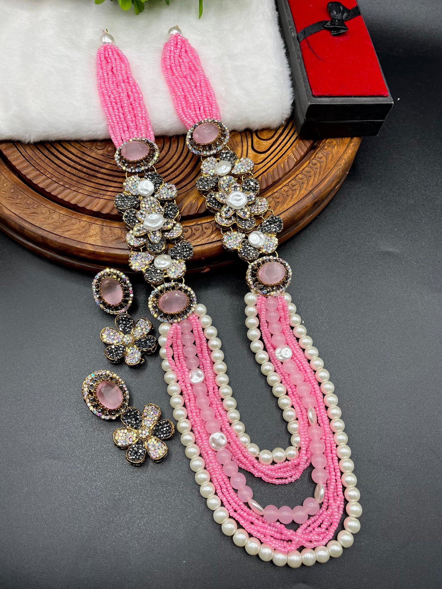 Beautiful Mala set Available in All colours