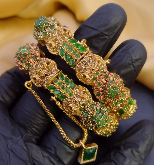 Pair bangles New design Size 2.6 2.8