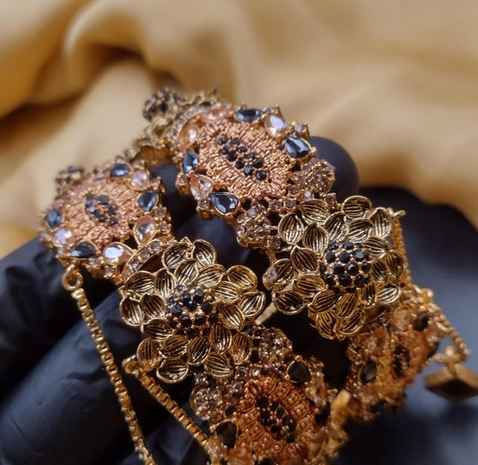 Pair bangles New design Size 2.6 2.8