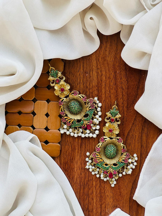 Beautiful 3D Zarqooon Work Weightlesss Designer Earings