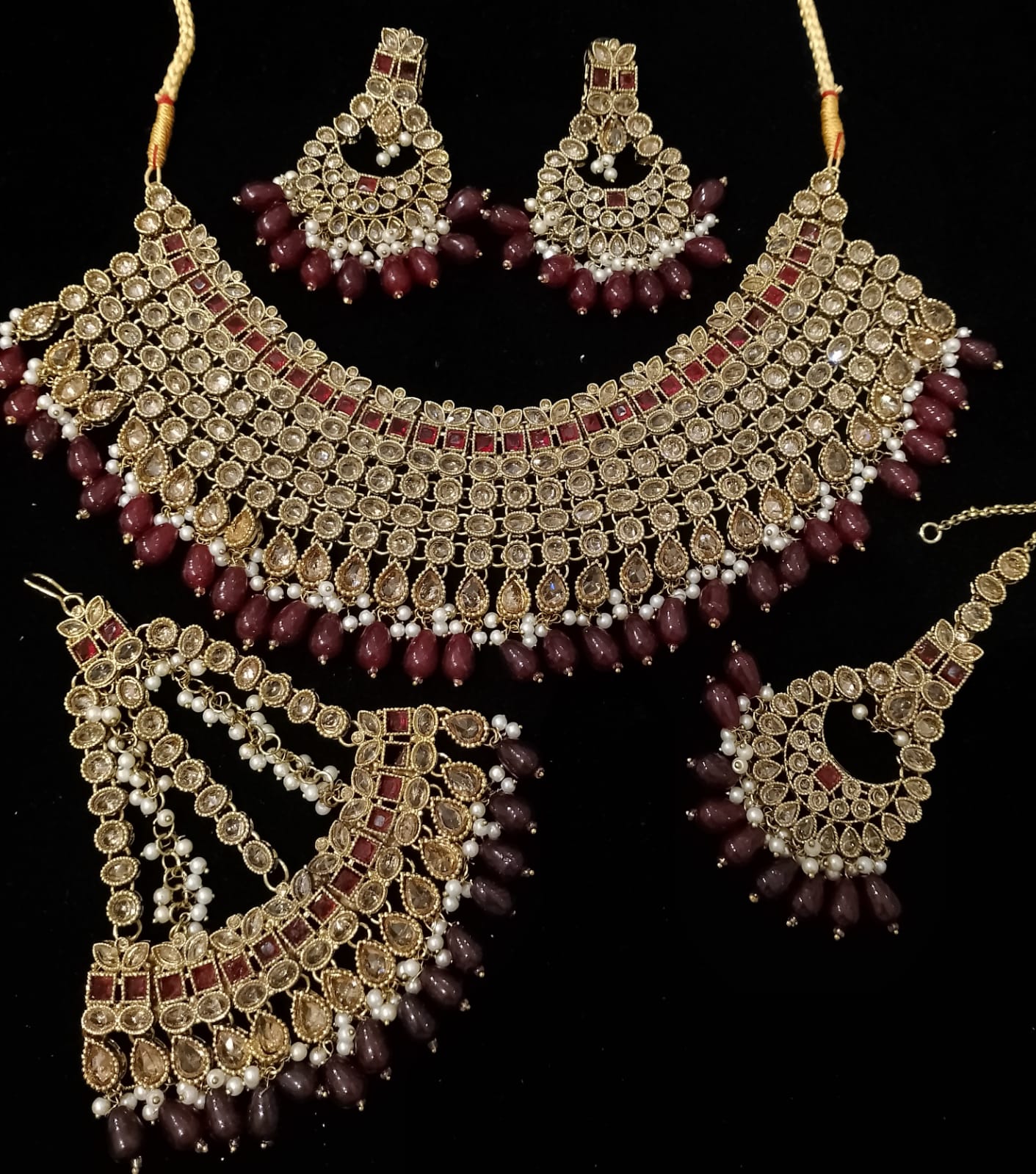 Farshi kundan necklace sets