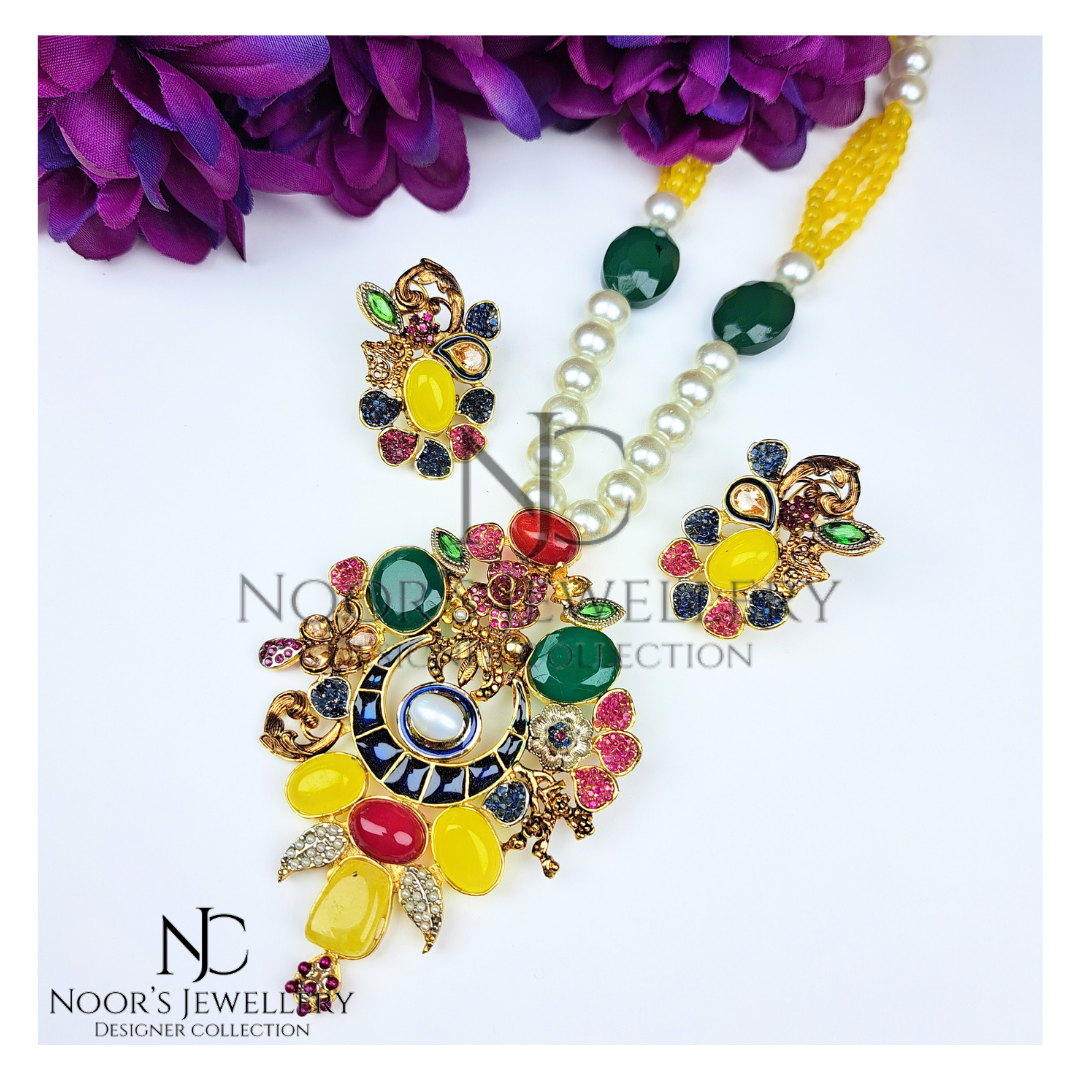 Multi Pendent Mala Set
