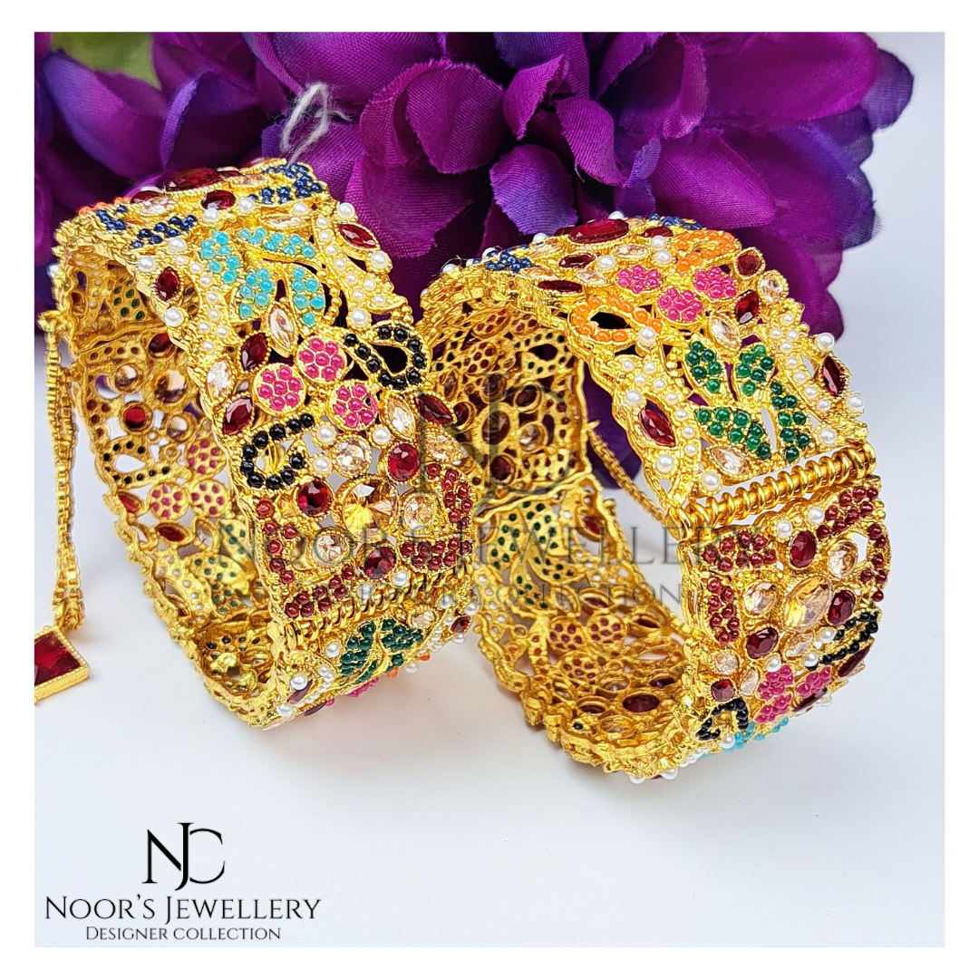 Multi Gold Bangles