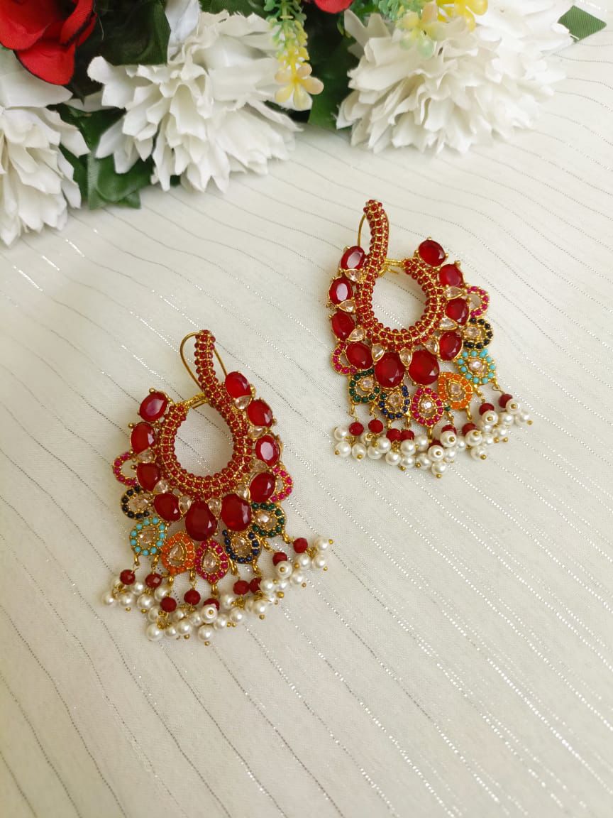 New Designer Nauratan Earrings